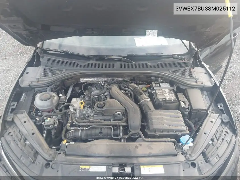 3VWEX7BU3SM025112 2025 Volkswagen Jetta 1.5T Se