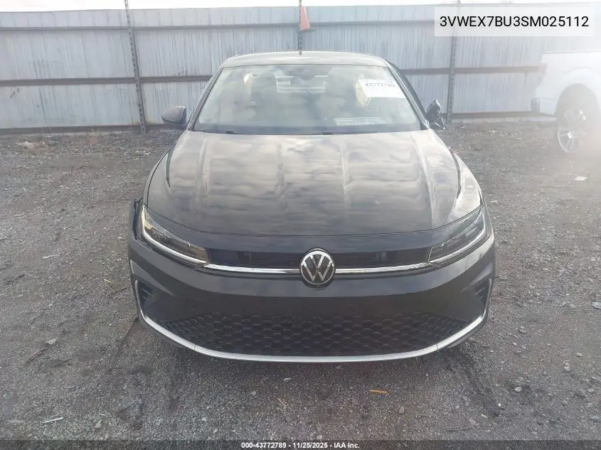3VWEX7BU3SM025112 2025 Volkswagen Jetta 1.5T Se