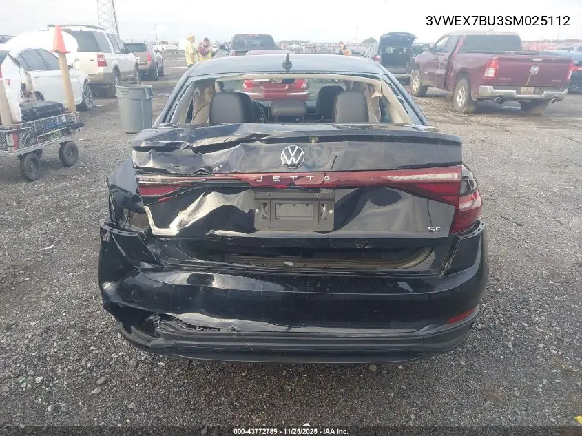 3VWEX7BU3SM025112 2025 Volkswagen Jetta 1.5T Se