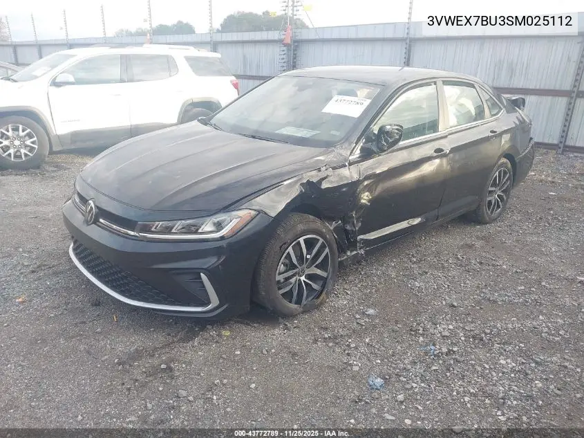 3VWEX7BU3SM025112 2025 Volkswagen Jetta 1.5T Se