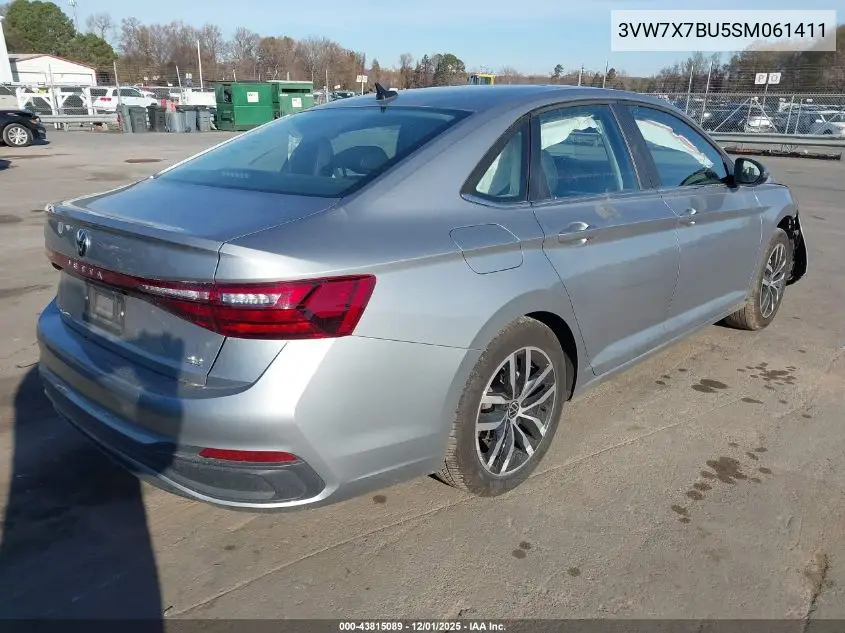 3VW7X7BU5SM061411 2025 Volkswagen Jetta 1.5T Se