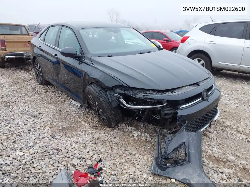 3VW5X7BU1SM022600 2025 Volkswagen Jetta 1.5T S