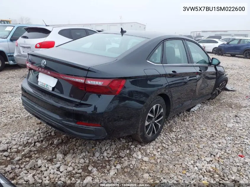 3VW5X7BU1SM022600 2025 Volkswagen Jetta 1.5T S