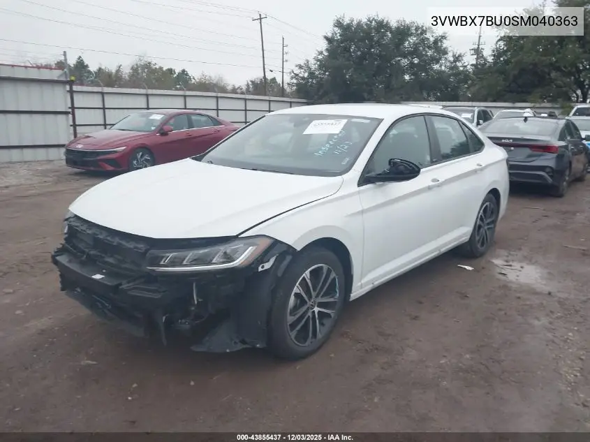 3VWBX7BU0SM040363 2025 Volkswagen Jetta 1.5T Sport