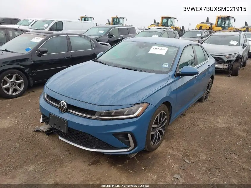 3VWEX7BUXSM021915 2025 Volkswagen Jetta 1.5T Se