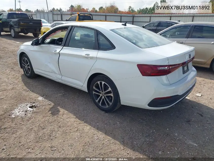 3VWBX7BU3SM011892 2025 Volkswagen Jetta 1.5T Sport