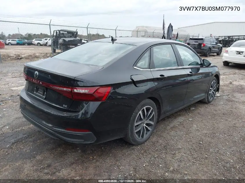 3VW7X7BU0SM077970 2025 Volkswagen Jetta 1.5T Se