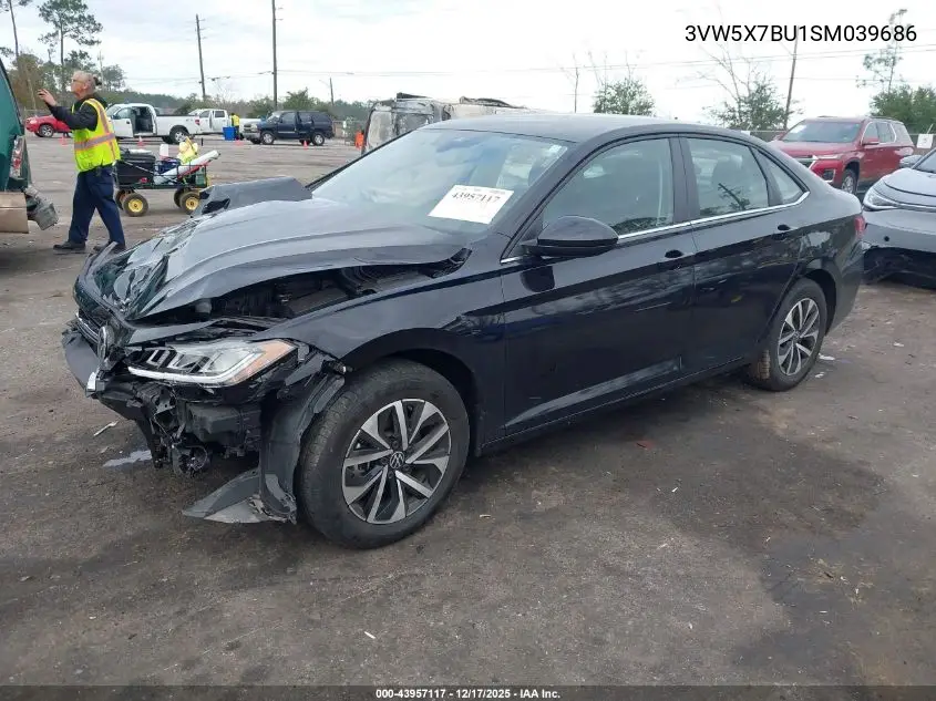 3VW5X7BU1SM039686 2025 Volkswagen Jetta 1.5T S
