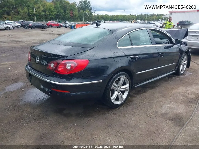 WVWMP7AN4CE546260 2012 Volkswagen Cc R-Line