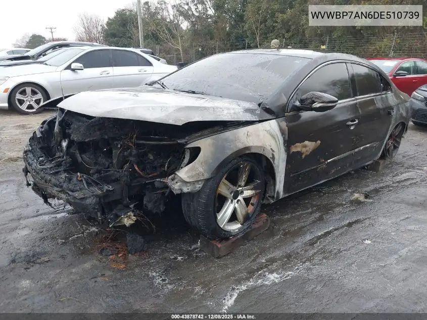 WVWBP7AN6DE510739 2013 Volkswagen Cc 2.0T Sport