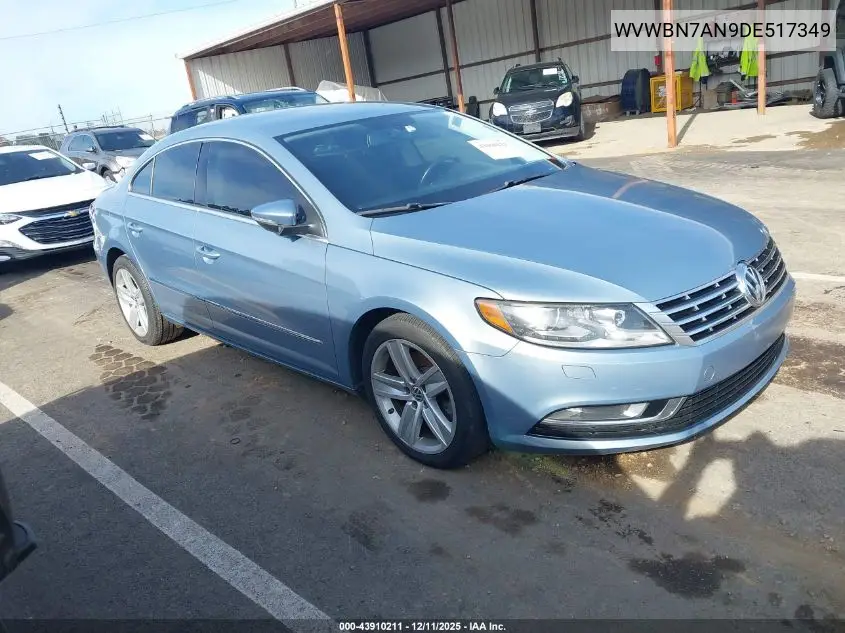 WVWBN7AN9DE517349 2013 Volkswagen Cc 2.0T Sport