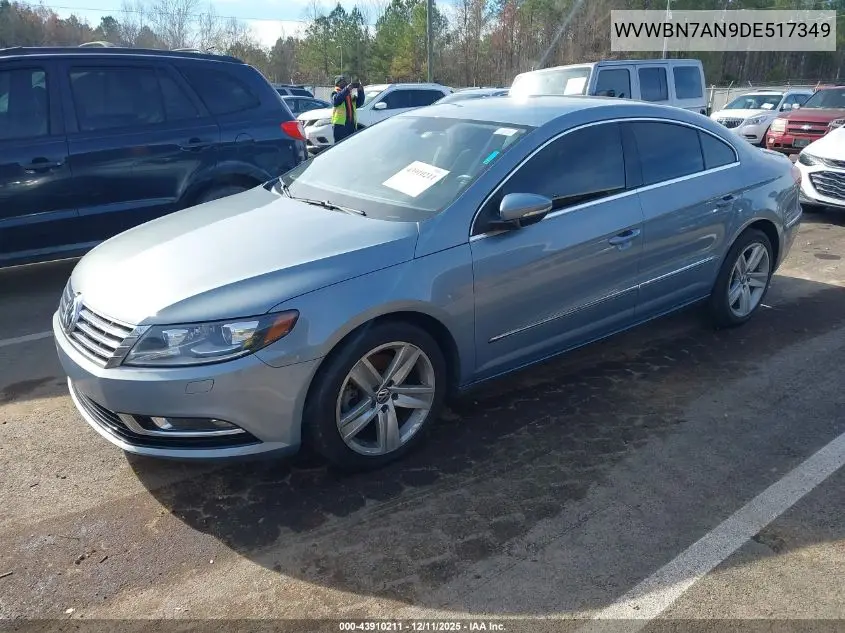 WVWBN7AN9DE517349 2013 Volkswagen Cc 2.0T Sport