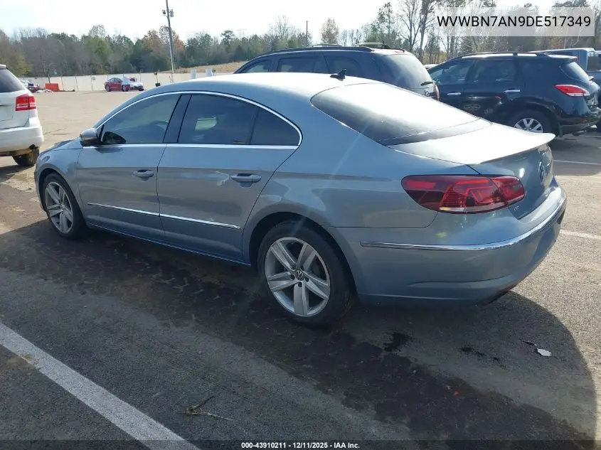 WVWBN7AN9DE517349 2013 Volkswagen Cc 2.0T Sport