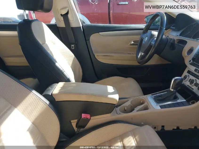 WVWBP7AN6DE559763 2013 Volkswagen Cc 2.0T Sport