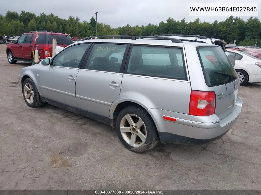 WVWWH63B64E027845 2004 Volkswagen Passat Glx