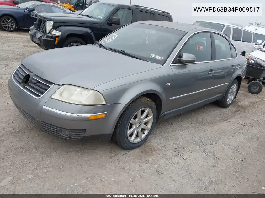 WVWPD63B34P009517 2004 Volkswagen Passat Gls