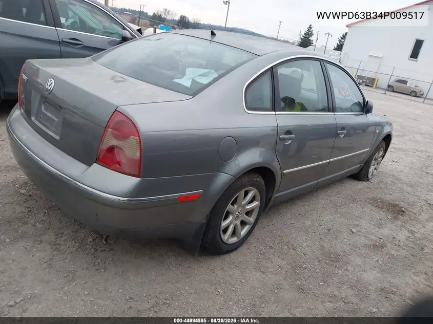 WVWPD63B34P009517 2004 Volkswagen Passat Gls