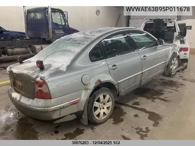 WVWAE63B95P011678 2005 Volkswagen Passat Gls Tdi