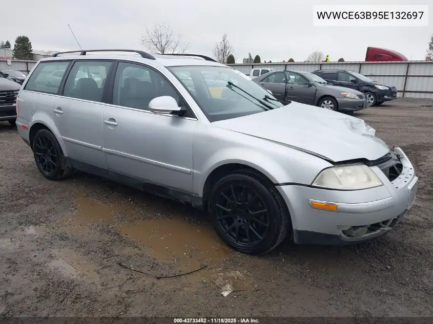 WVWCE63B95E132697 2005 Volkswagen Passat Gls Tdi