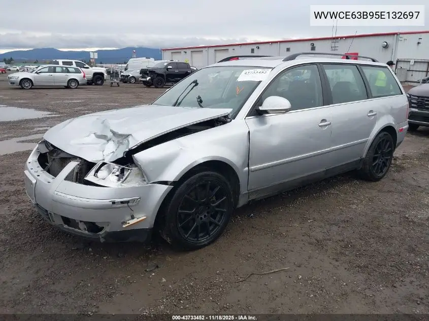 WVWCE63B95E132697 2005 Volkswagen Passat Gls Tdi