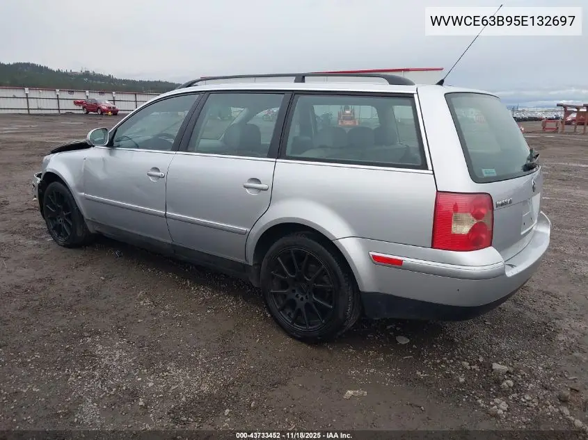 WVWCE63B95E132697 2005 Volkswagen Passat Gls Tdi
