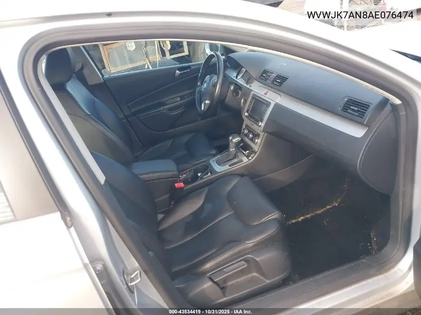 WVWJK7AN8AE076474 2010 Volkswagen Passat Komfort
