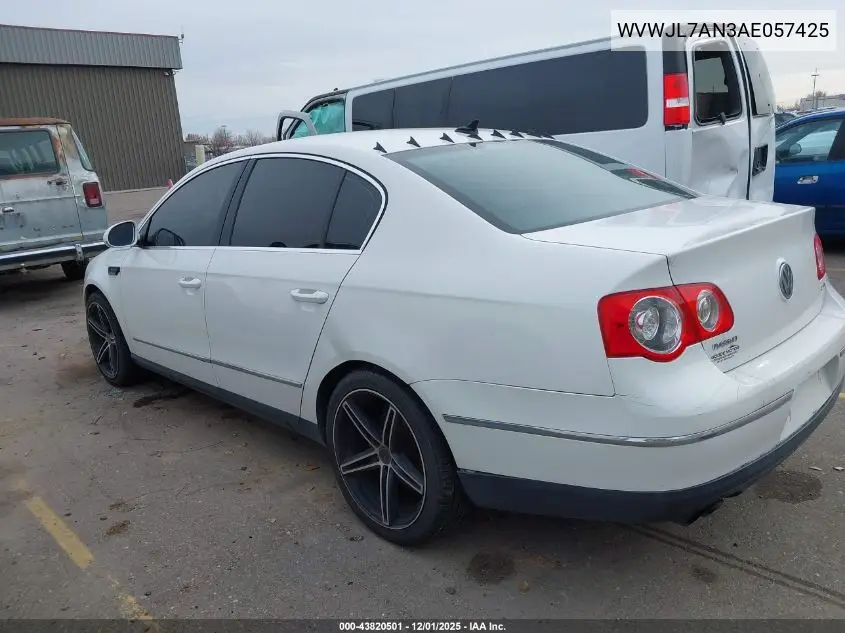 WVWJL7AN3AE057425 2010 Volkswagen Passat Komfort