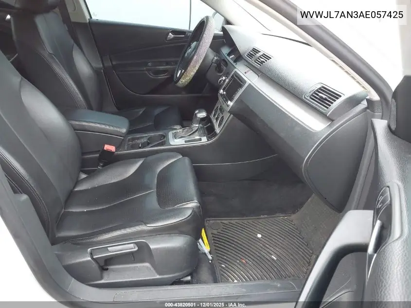 WVWJL7AN3AE057425 2010 Volkswagen Passat Komfort