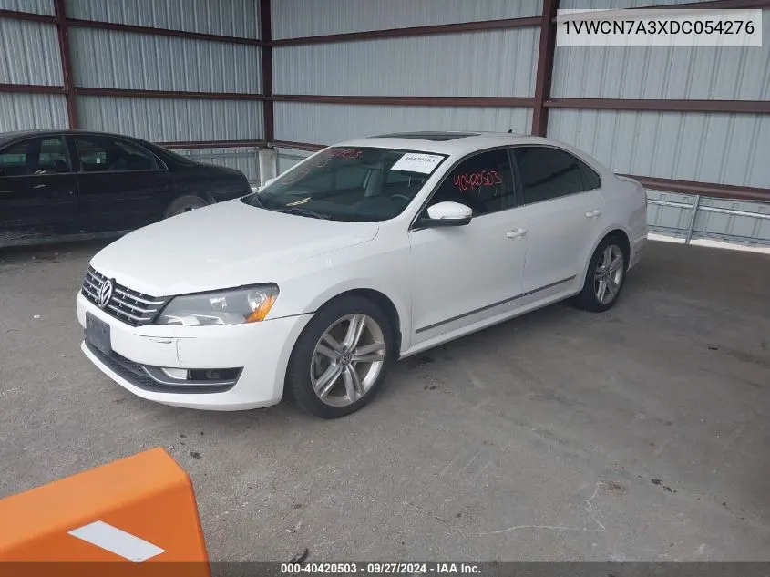 1VWCN7A3XDC054276 2013 Volkswagen Passat 2.0L Tdi Sel Premium