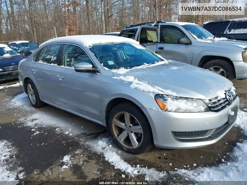 1VWBN7A37DC086534 2013 Volkswagen Passat 2.0L Tdi Se