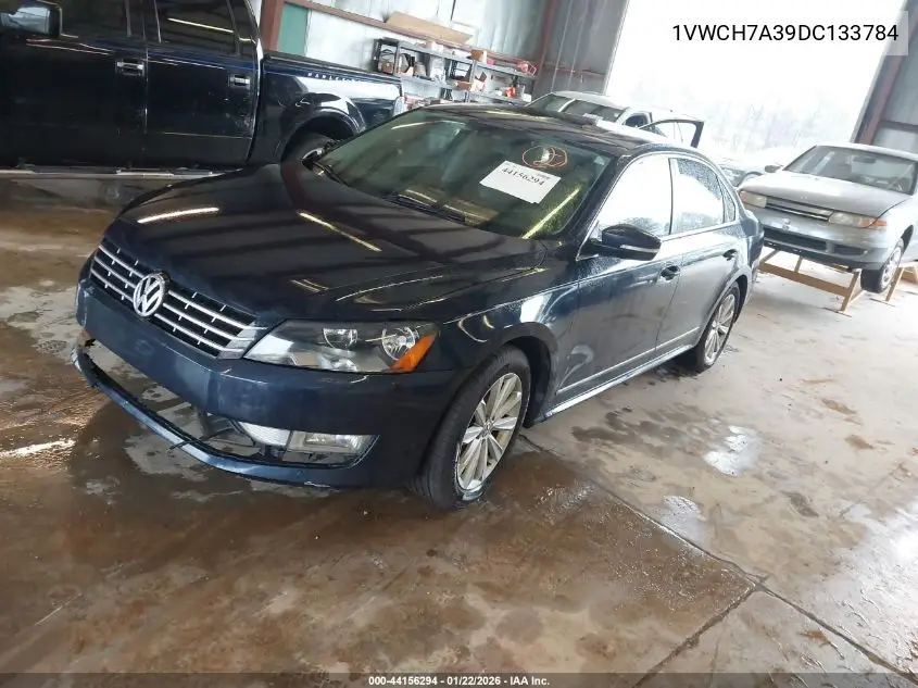 1VWCH7A39DC133784 2013 Volkswagen Passat 2.5L Sel Premium