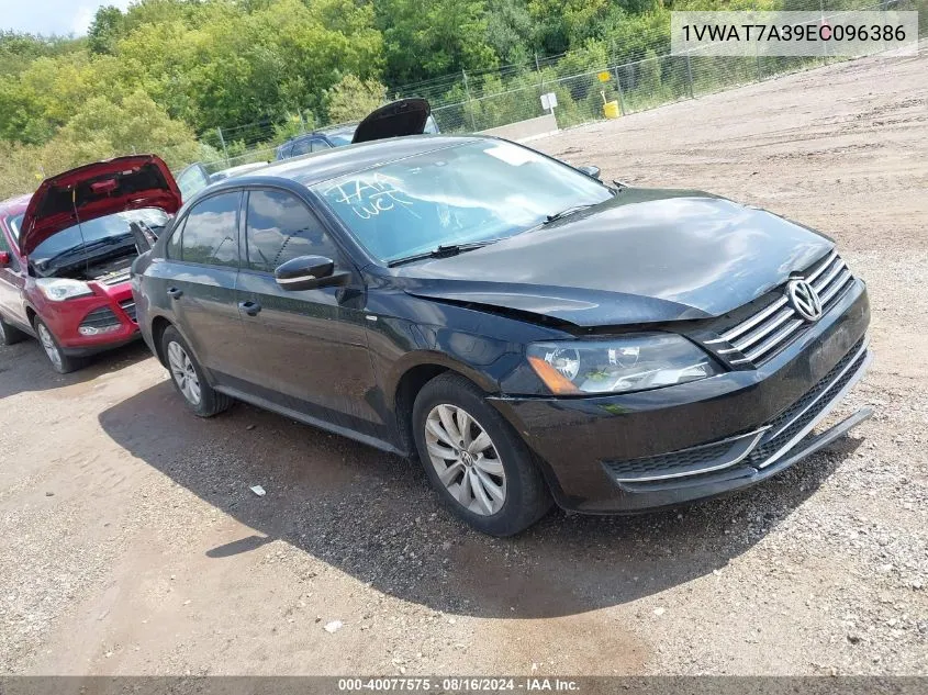 1VWAT7A39EC096386 2014 Volkswagen Passat 1.8T Wolfsburg Edition