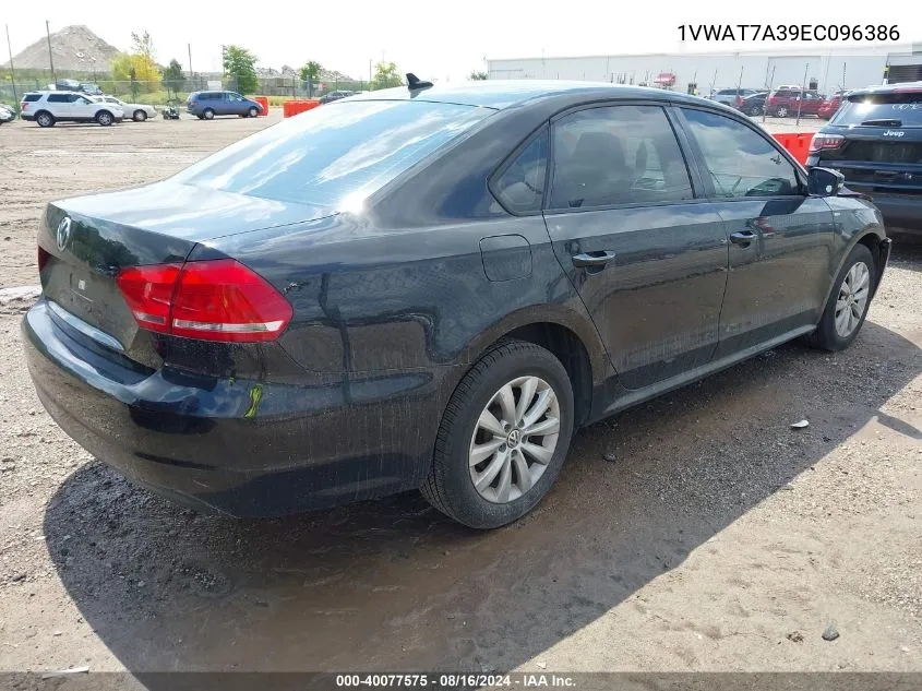 1VWAT7A39EC096386 2014 Volkswagen Passat 1.8T Wolfsburg Edition