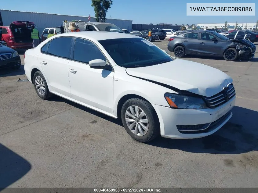 1VWAT7A36EC089086 2014 Volkswagen Passat 1.8T Wolfsburg Edition