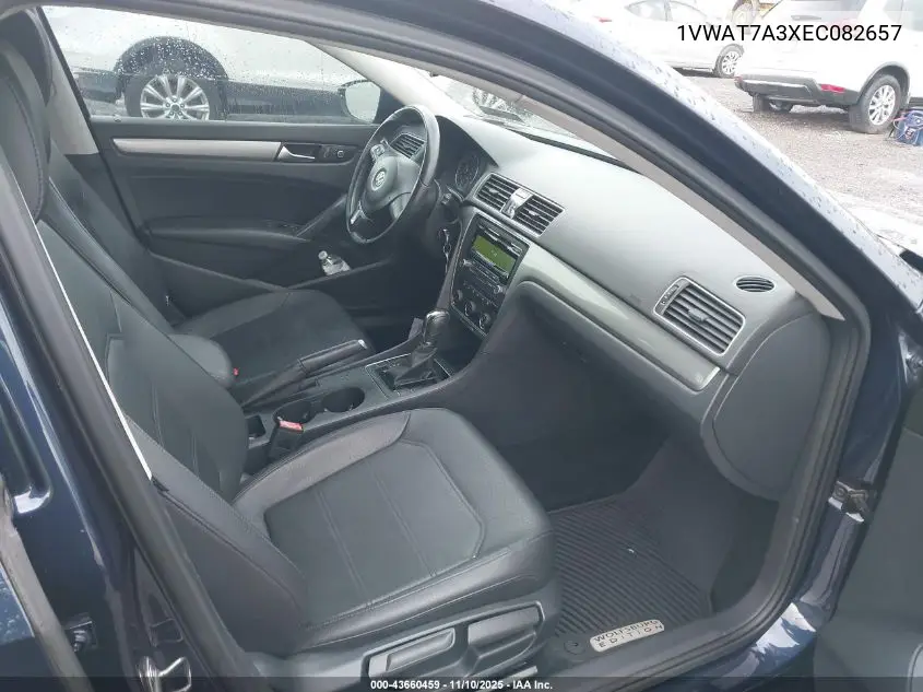 1VWAT7A3XEC082657 2014 Volkswagen Passat 1.8T Wolfsburg Edition