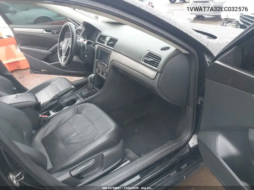 1VWAT7A32EC032576 2014 Volkswagen Passat 1.8T Wolfsburg Edition