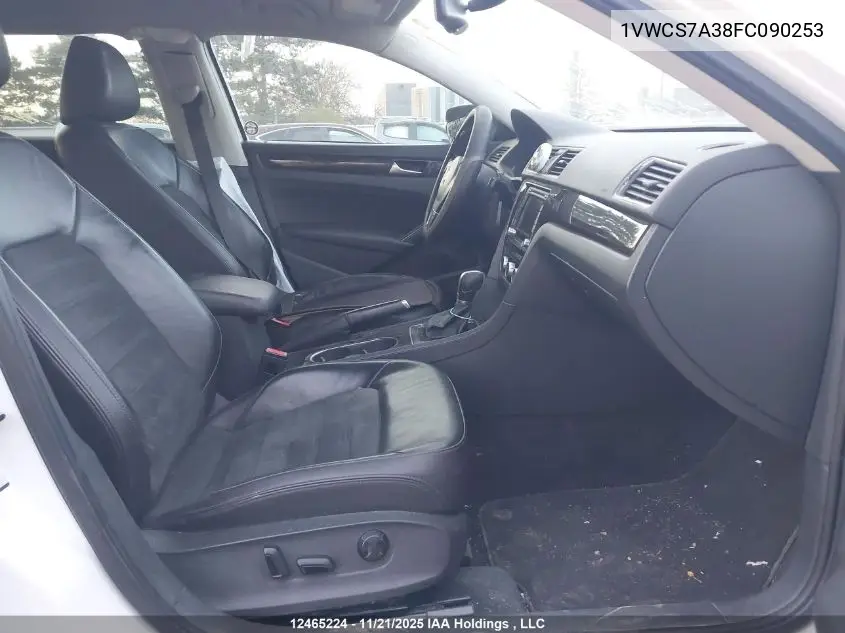 1VWCS7A38FC090253 2015 Volkswagen Passat 1.8 Tsi Highline