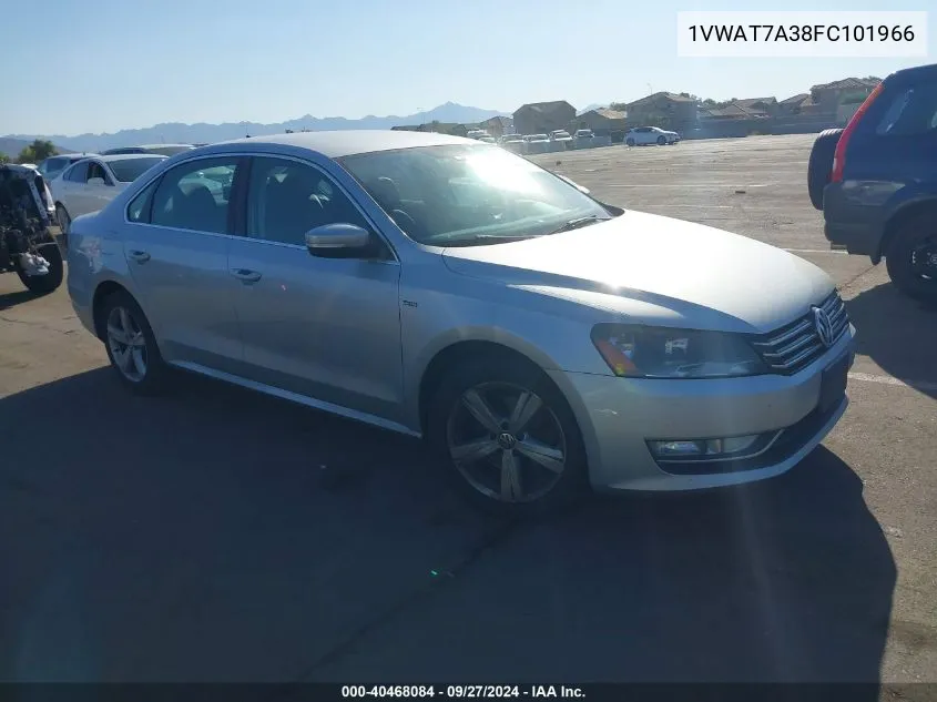 1VWAT7A38FC101966 2015 Volkswagen Passat 1.8T Limited Edition