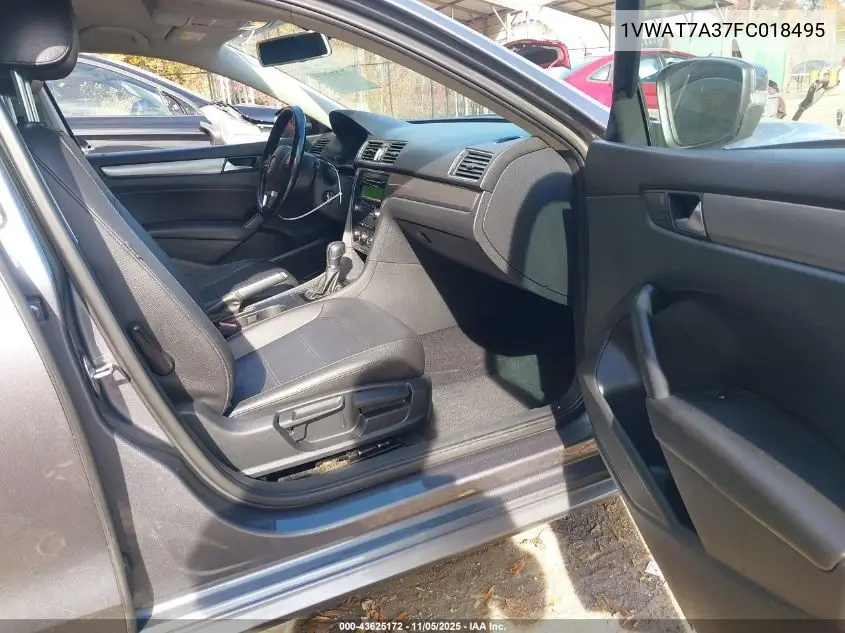 1VWAT7A37FC018495 2015 Volkswagen Passat 1.8T Wolfsburg Edition