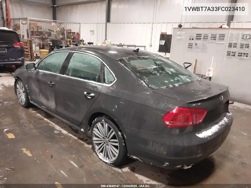 1VWBT7A33FC023410 2015 Volkswagen Passat 1.8T Sport