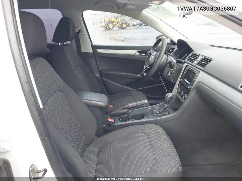 1VWAT7A30GC036807 2016 Volkswagen Passat 1.8T S