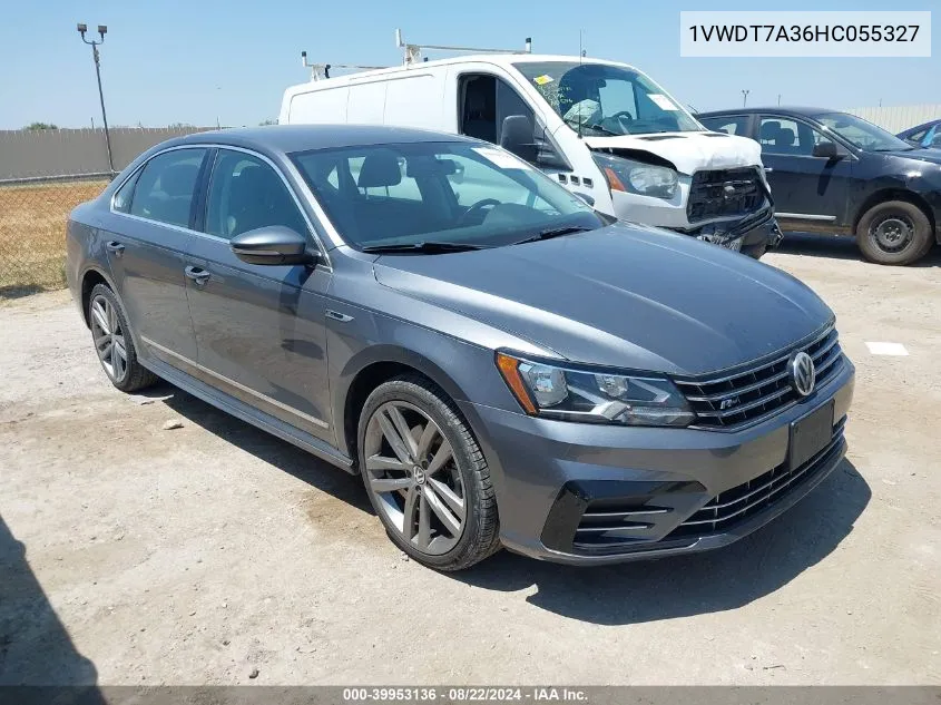 1VWDT7A36HC055327 2017 Volkswagen Passat 1.8T R-Line