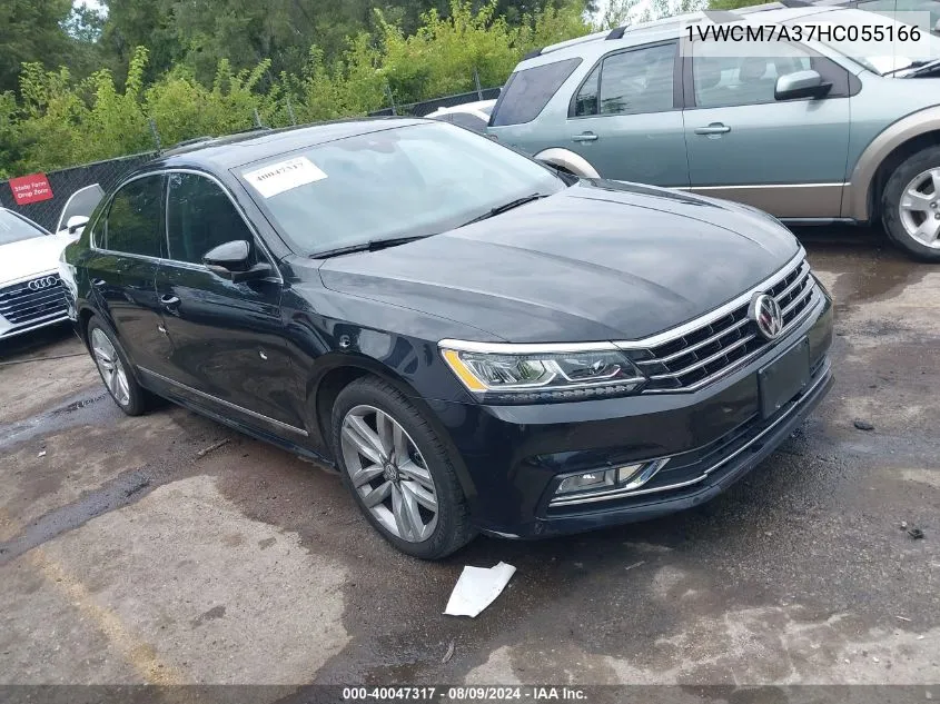 1VWCM7A37HC055166 2017 Volkswagen Passat V6 Sel Premium