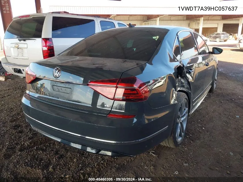 1VWDT7A39HC057637 2017 Volkswagen Passat R-Line