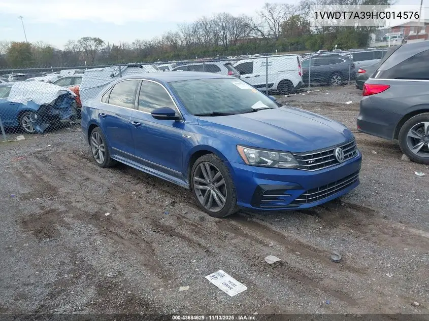 1VWDT7A39HC014576 2017 Volkswagen Passat 1.8T R-Line