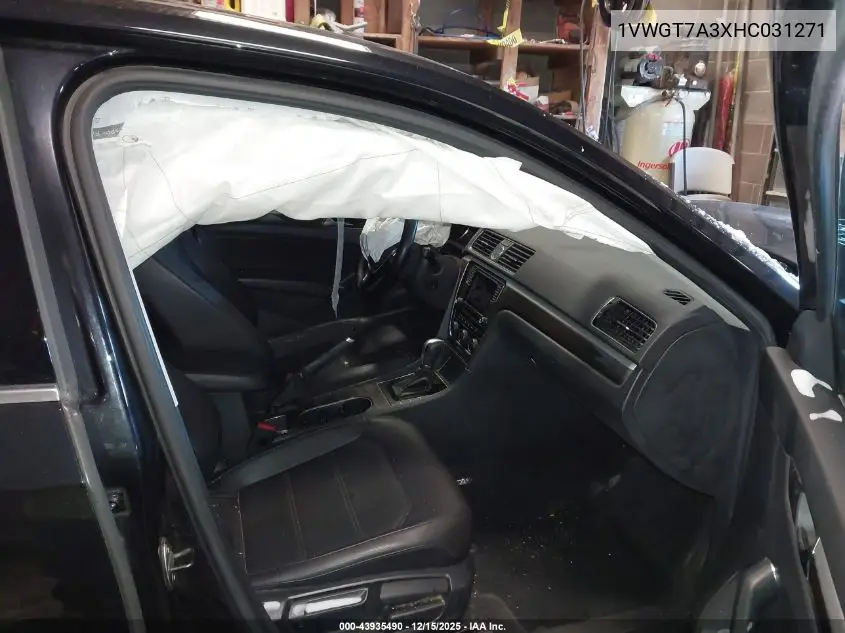 1VWGT7A3XHC031271 2017 Volkswagen Passat 1.8T Se