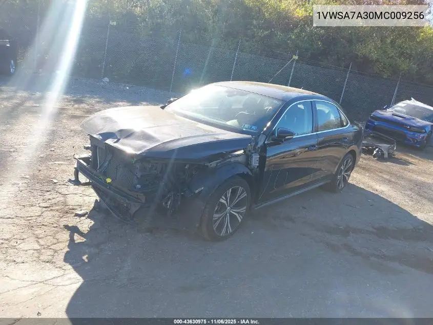 1VWSA7A30MC009256 2021 Volkswagen Passat 2.0T Se