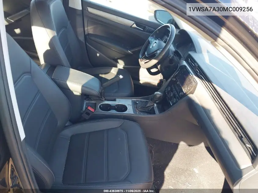 1VWSA7A30MC009256 2021 Volkswagen Passat 2.0T Se