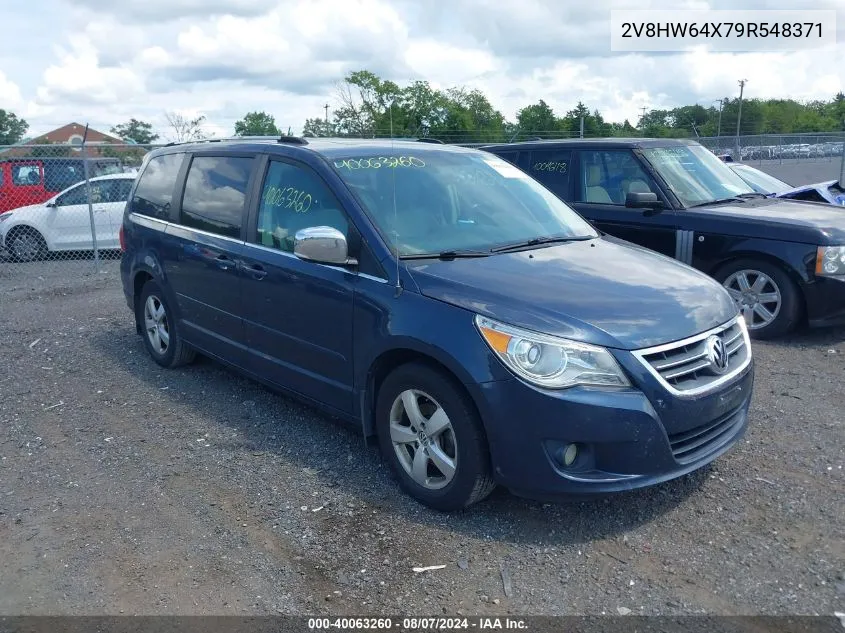 2V8HW64X79R548371 2009 Volkswagen Routan Sel Premium