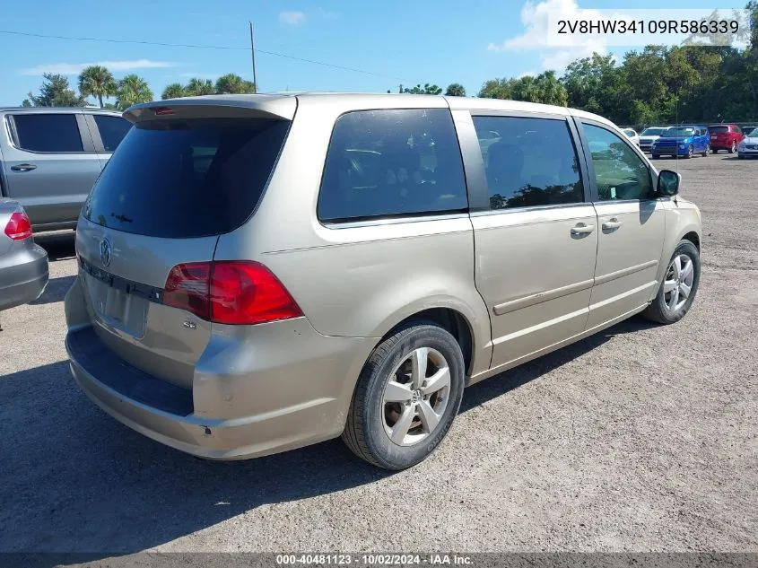 2V8HW34109R586339 2009 Volkswagen Routan Se